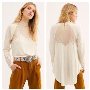 𝅺free People Saheli Top- Tunic In Ecru
